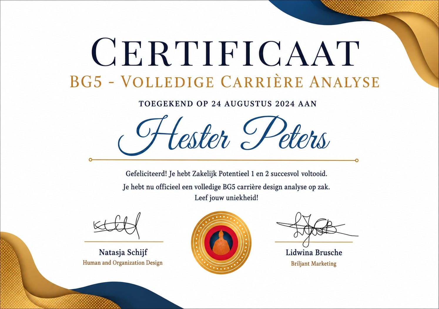 Certificaat BG5